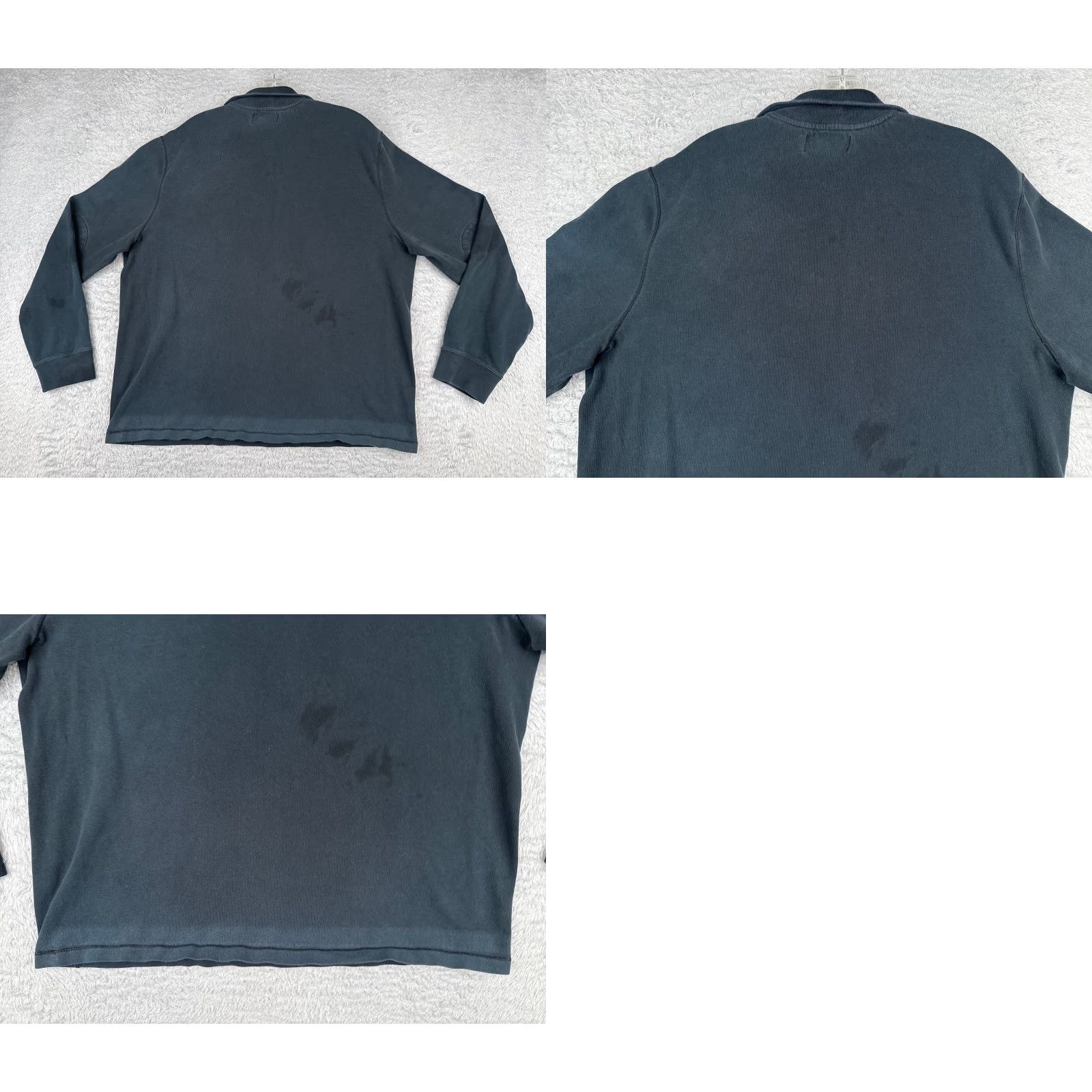 Ralph Lauren VINTAGE Polo Ralph Lauren Sweatshirt Pullover 1/4 Zip Mock Neck Blue XL Men Casual Golf Sports American Size US XL / EU 56 / 4 - 9 Thumbnail