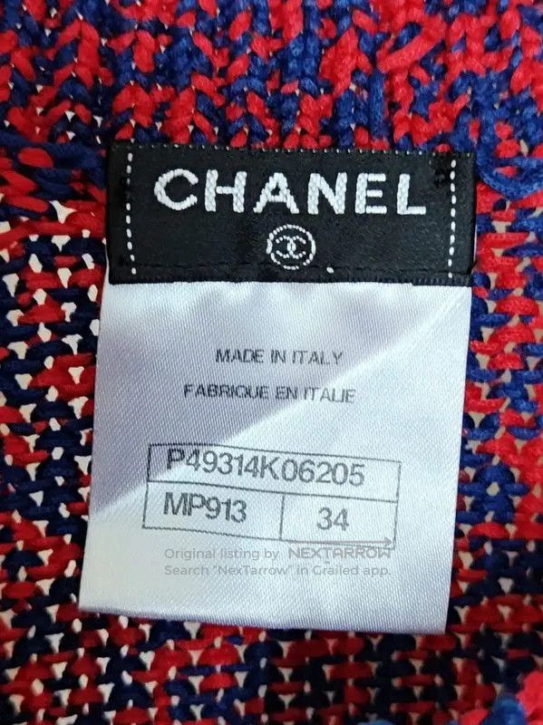 Chanel Chanel Multicolor Cotton Crew Neck Sweater . Size S / US 4 / IT 40 - 8 Thumbnail