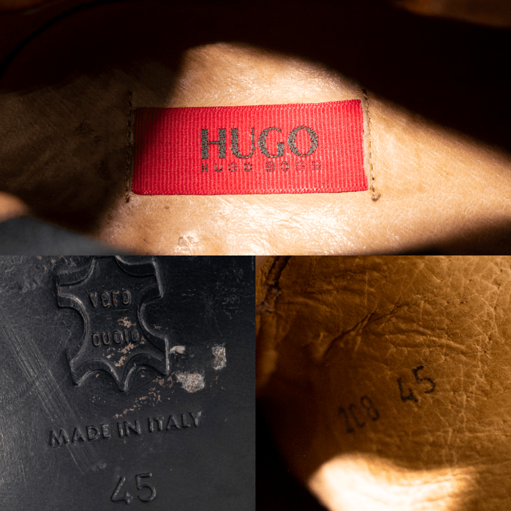 Hugo 90S Carabiner Avant Garde Leather Boots Vintage Size US 12 / EU 45 - 9 Thumbnail