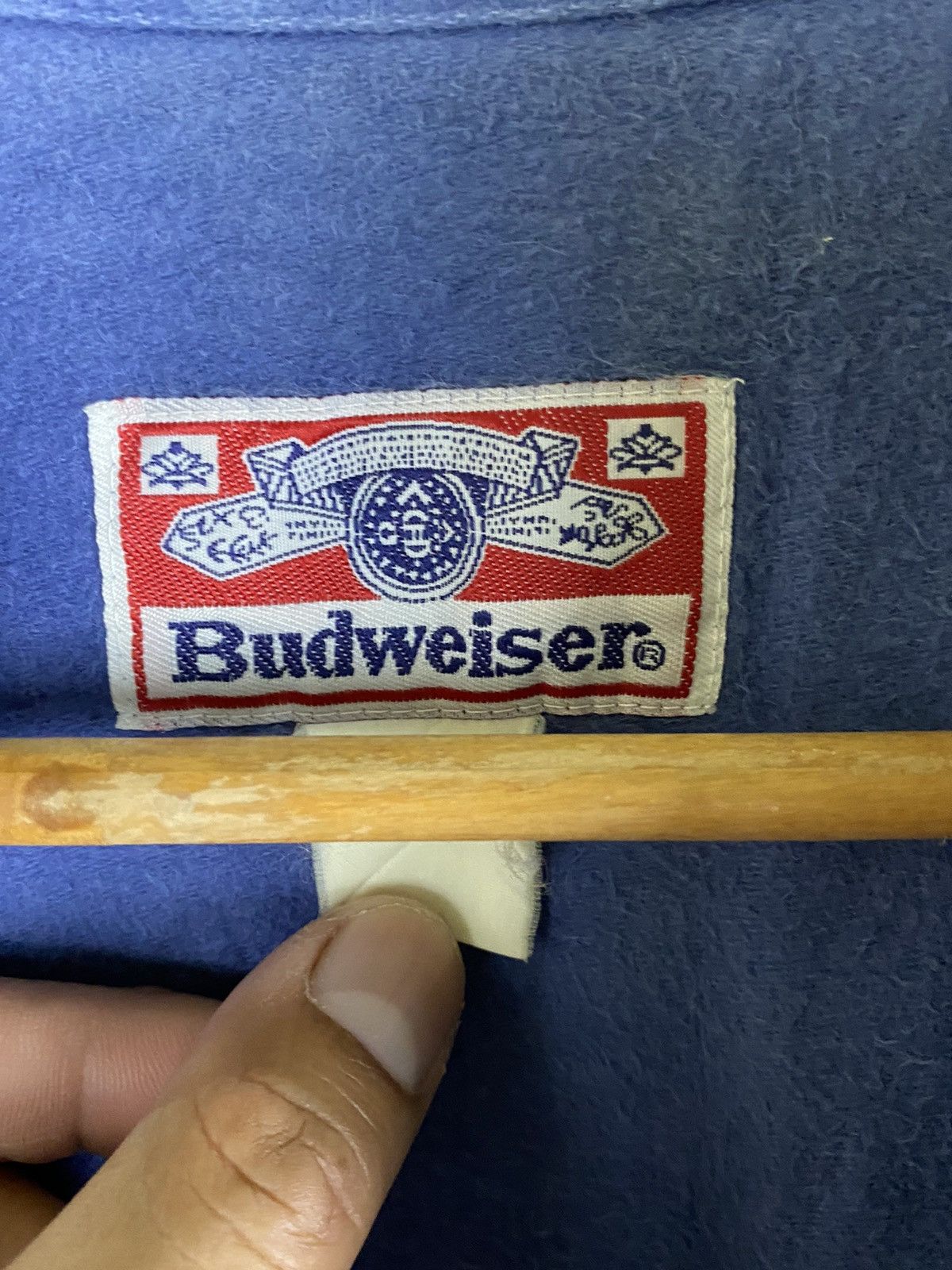 Budweiser × Vintage Vtg Budweiser Shirt Shirt Button Up Size US M / EU 48-50 / 2 - 11 Thumbnail