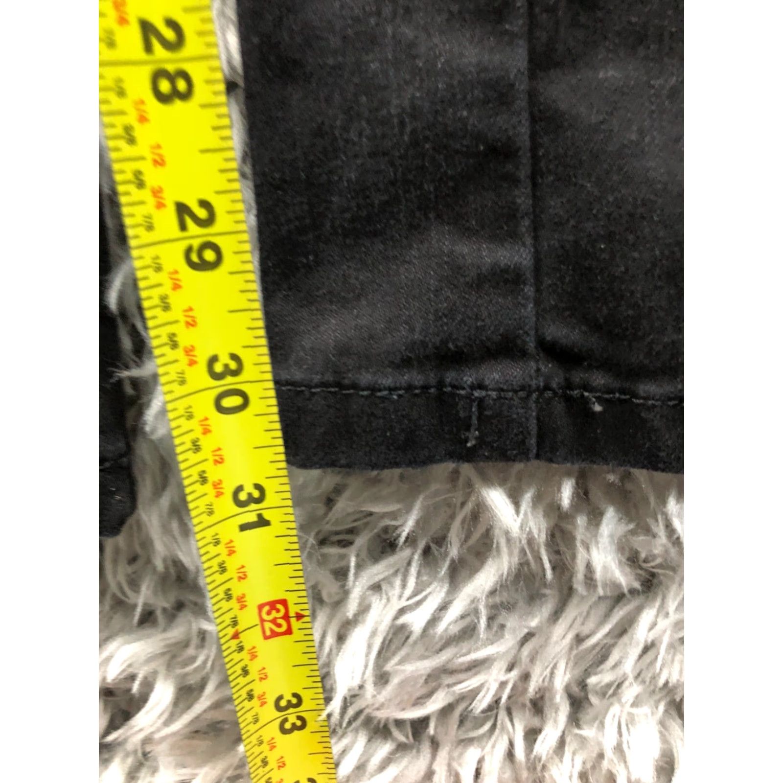 Lee Lee Jeans Mid Rise Black Denim Size 8 Womens Straight 5-Pocket Classic Comfort ZIP Belt Loops Size 30" / US 8 / IT 44 - 3 Thumbnail