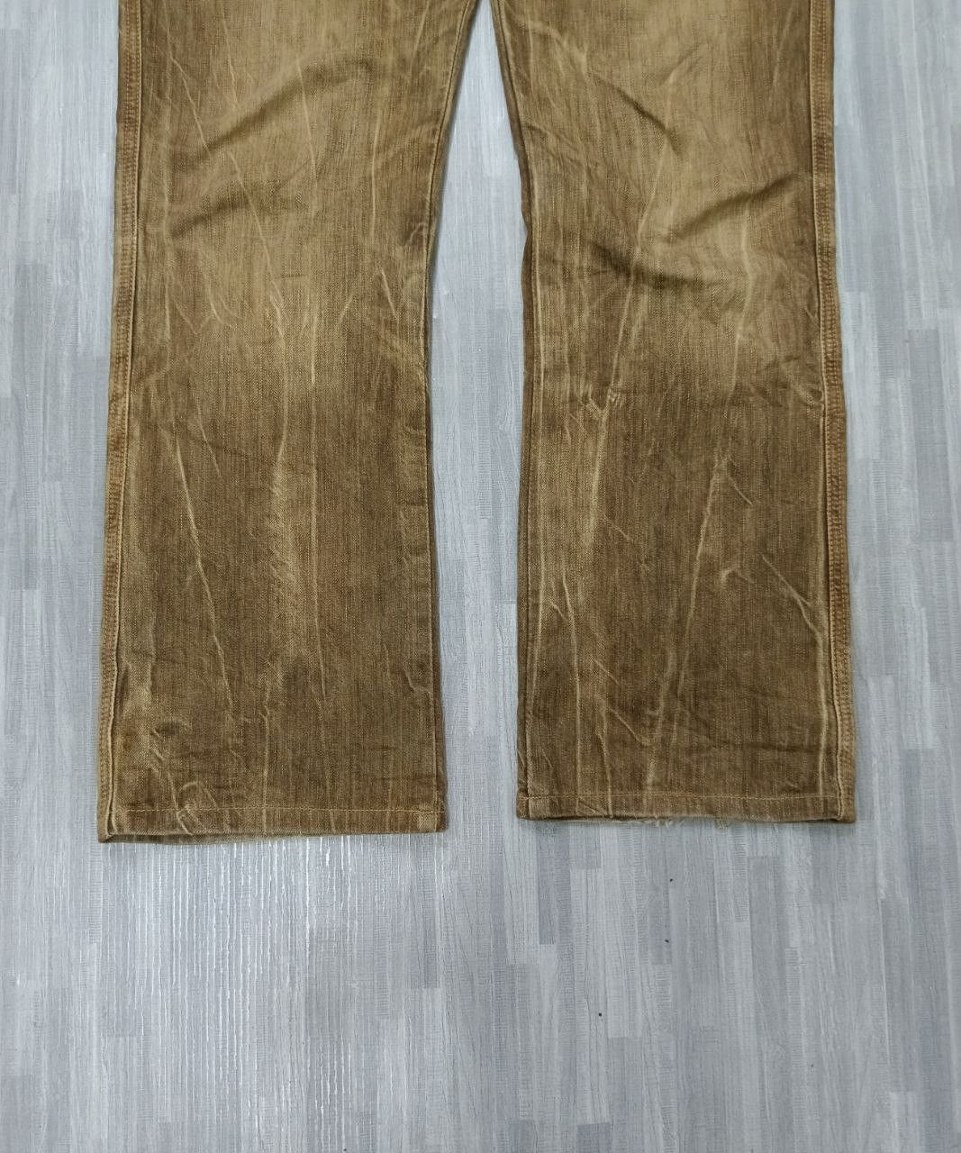 WASHED BROWN EDWIN DENIM PANTS