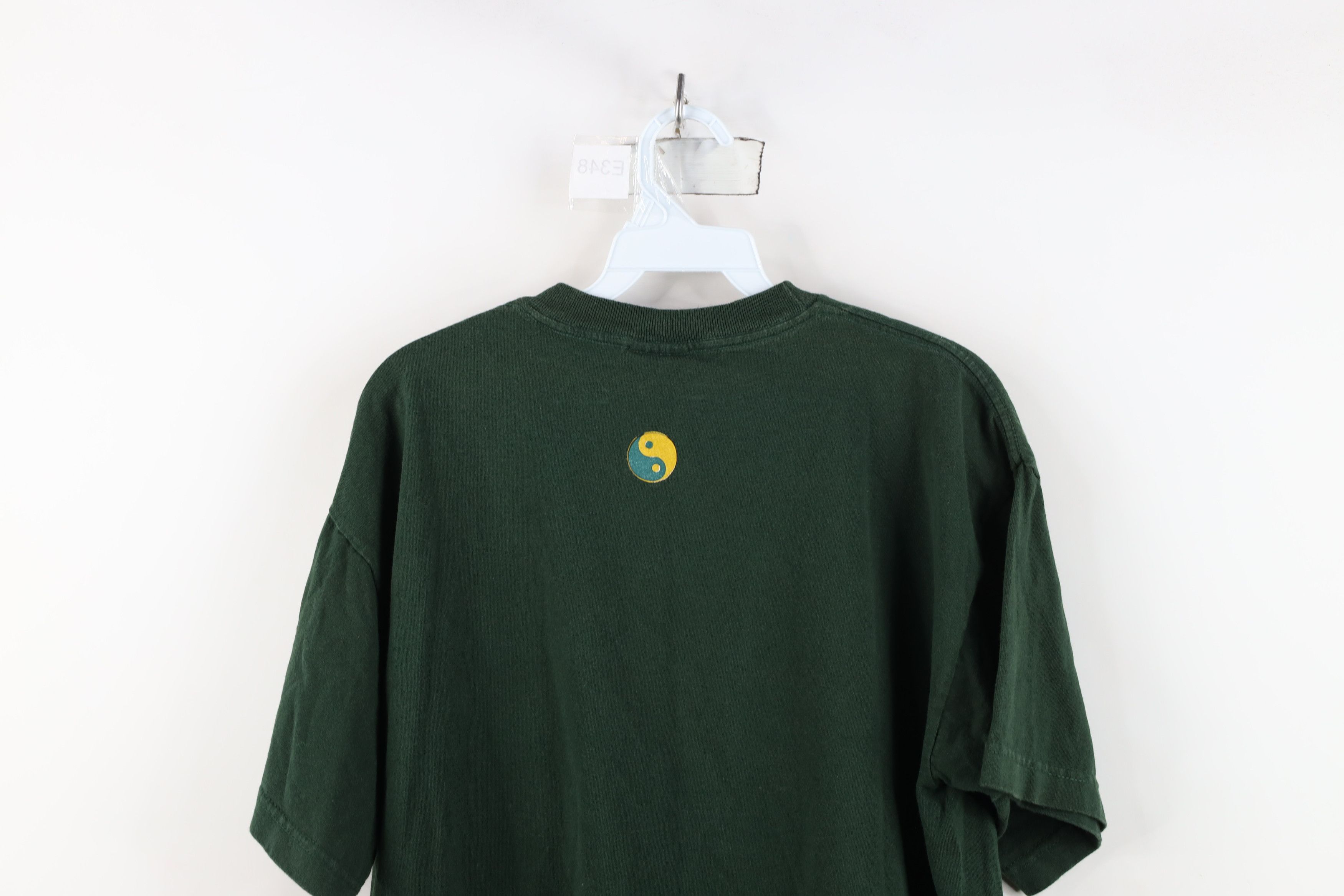 Vintage Vintage 90s Streetwear New Orleans Jazz Yin Yang T-Shirt Size US L / EU 52-54 / 3 - 14 Thumbnail