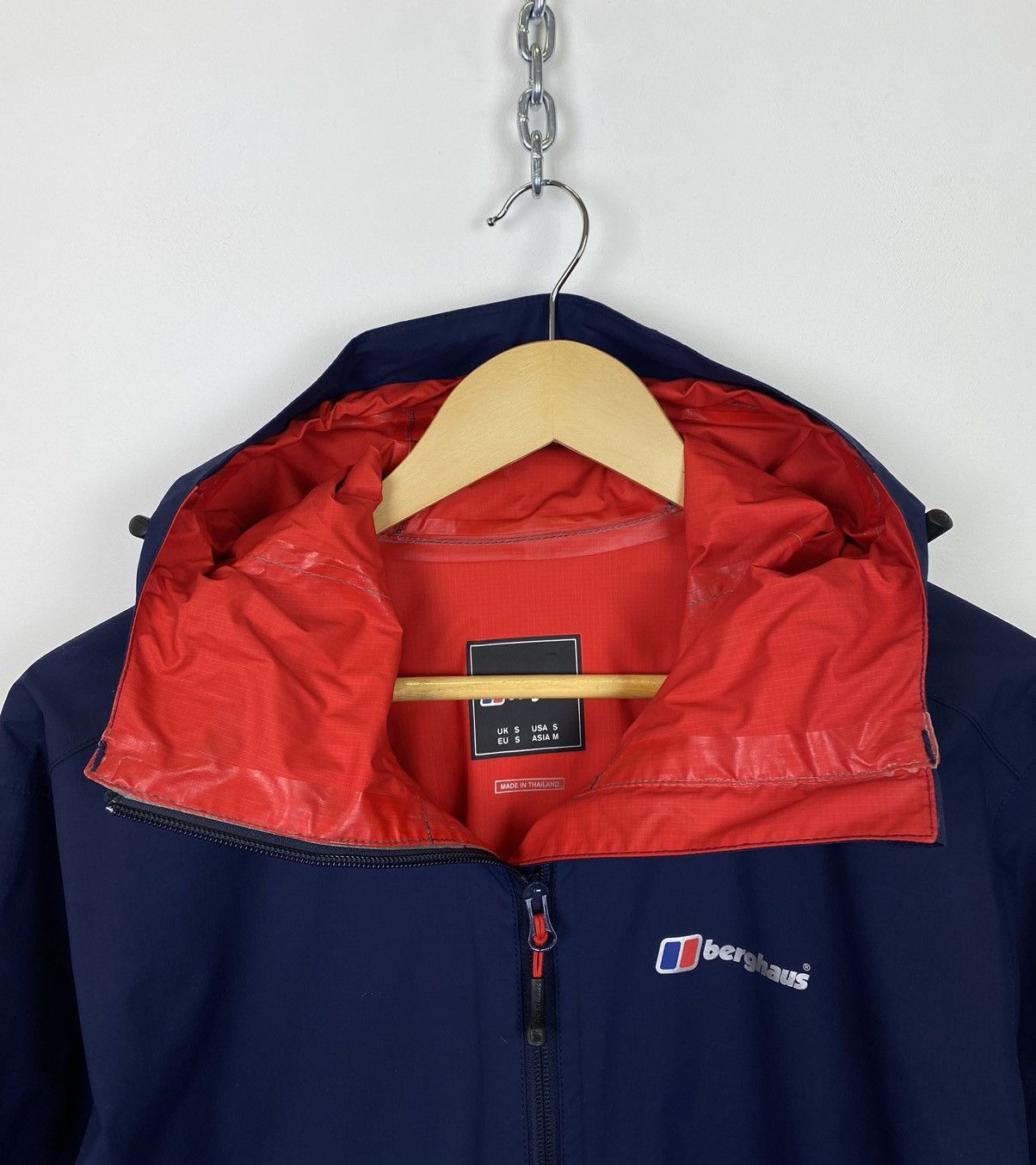 Berghaus Berghaus Hydroshell Full Zip Jacket Hooded Men’s Size S Blue Size US S / EU 44-46 / 1 - 5 Thumbnail