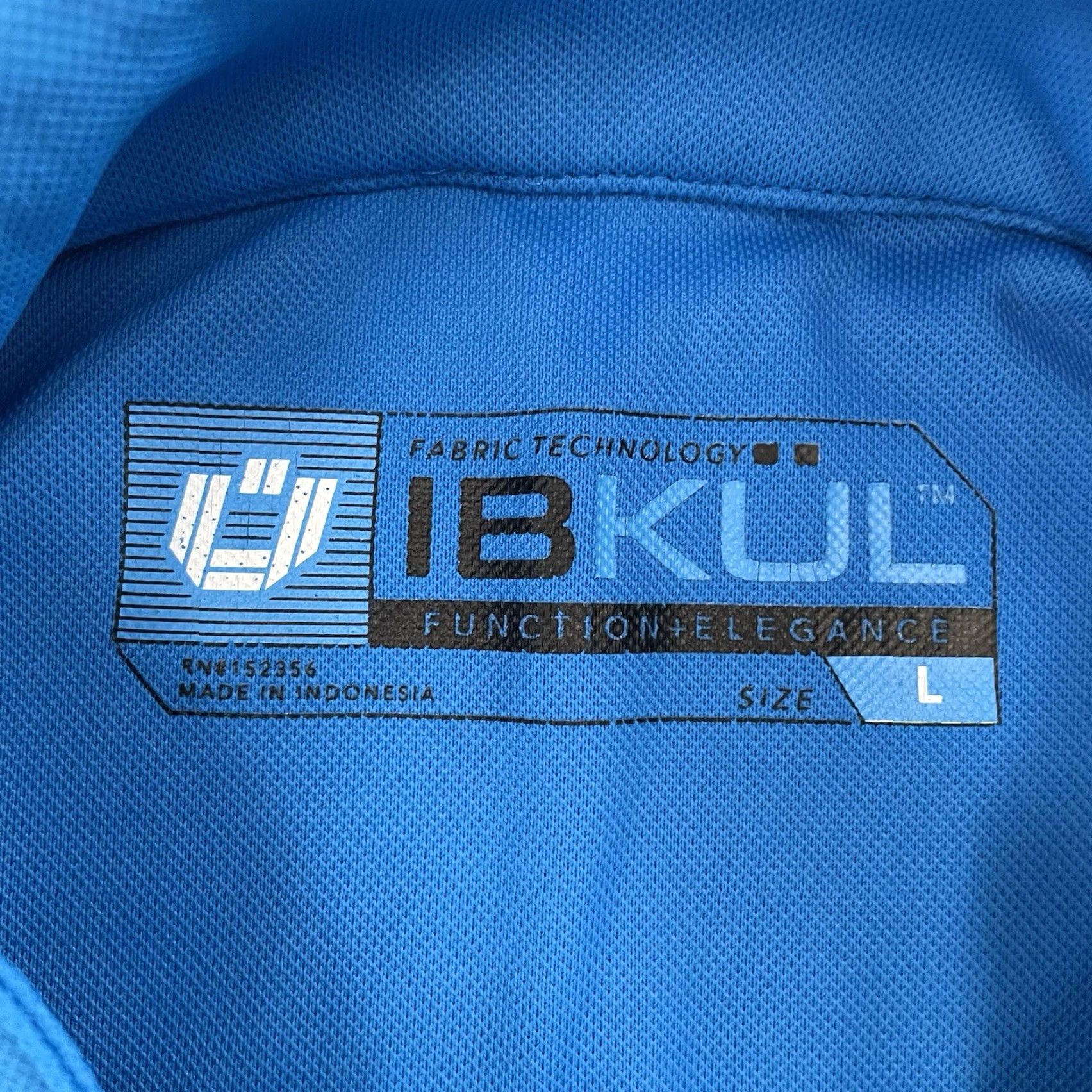 Vintage VINTAGE IBKUL Men's Sweatshirt Adult Large Blue 1/4 Zip Golf Pullover Performance Long Sleeve Size US L / EU 52-54 / 3 - 5 Thumbnail