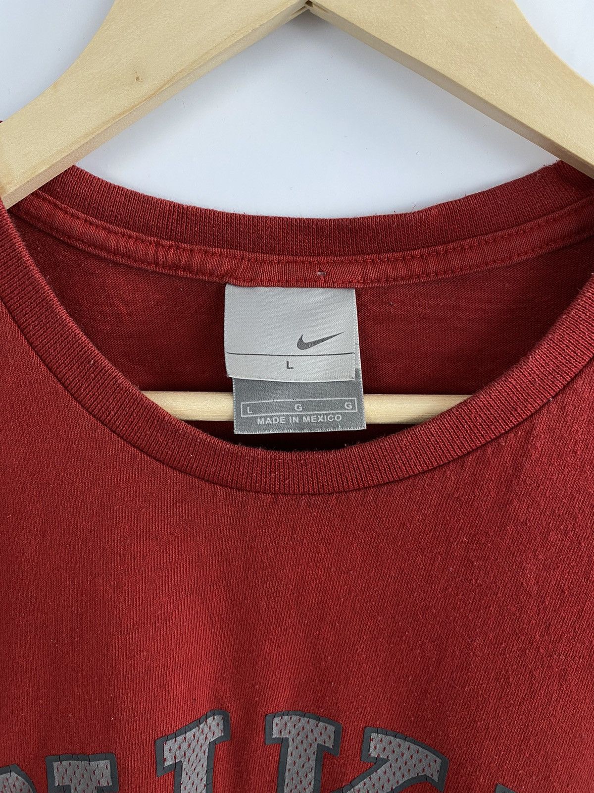 Nike 🇺🇸 Vintage 90s Nike T-Shirt Y2K Rare Retro Hype Size US L / EU 52-54 / 3 - 4 Thumbnail