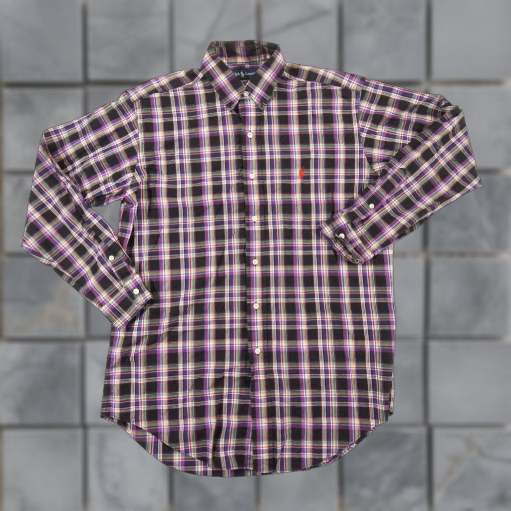 Ralph Lauren Ralph Lauren Shirt Men’s Classic Fit Button-Up Plaid Multicolor Cotton Long Sleeve, Size M, Regular, Preppy, Business Casual Men Size US M / EU 48-50 / 2 - 1 Thumbnail