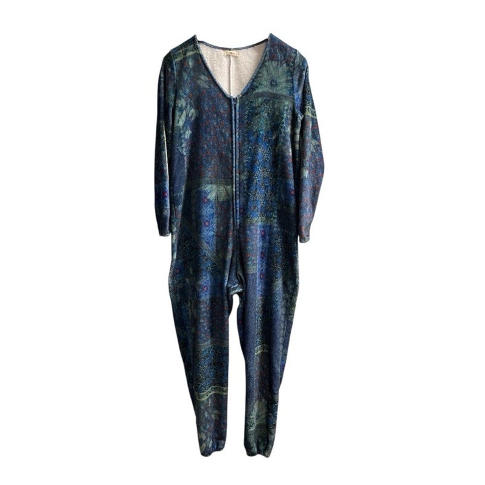 Other Natural Life Fleece One Piece Lounge Comfort Pajamas S/M Size S / US 4 / IT 40 - 2 Thumbnail