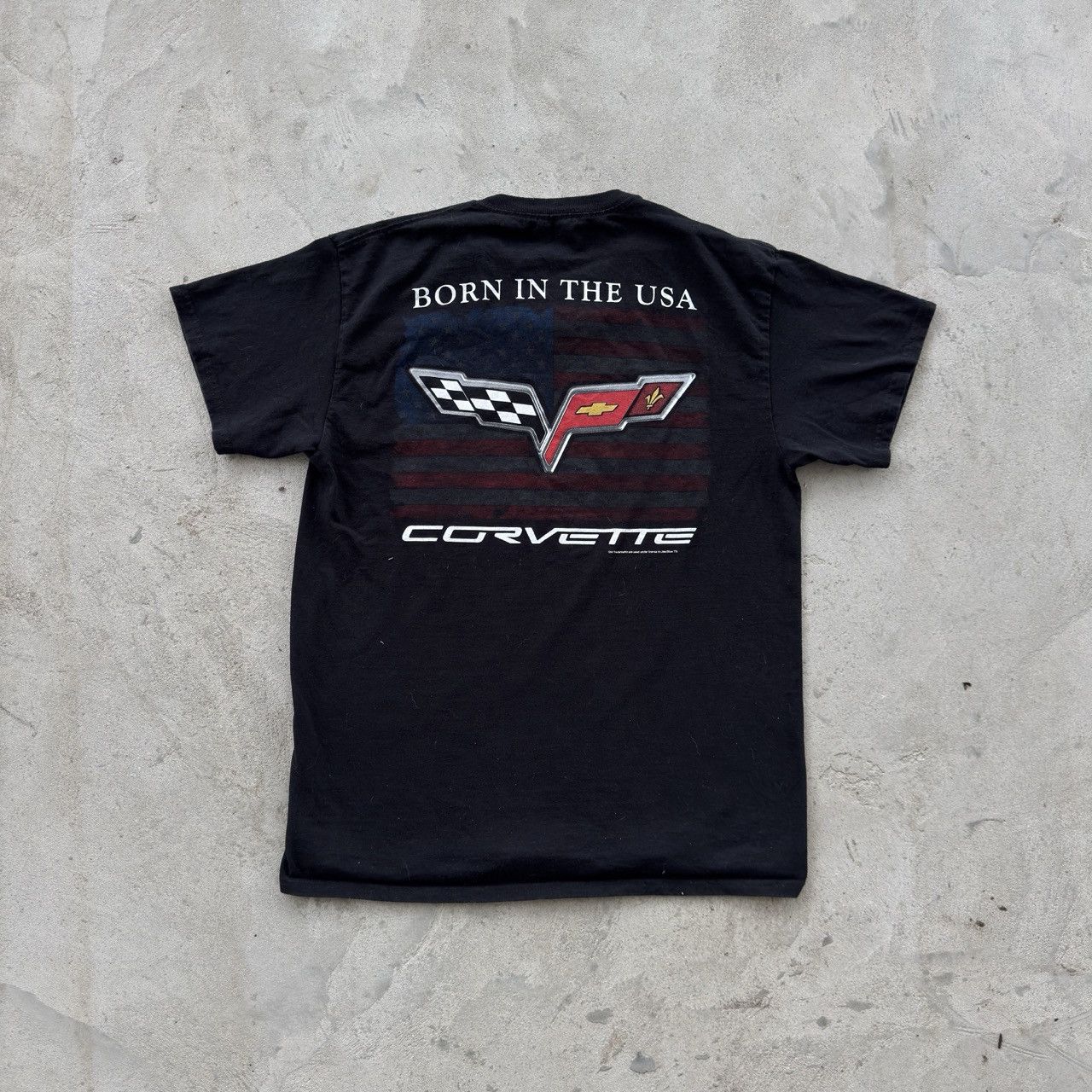 Chevrolet Vintage Chevrolet Corvette C6 Graphic T-Shirt Born In USA Size US M / EU 48-50 / 2 - 1 Thumbnail