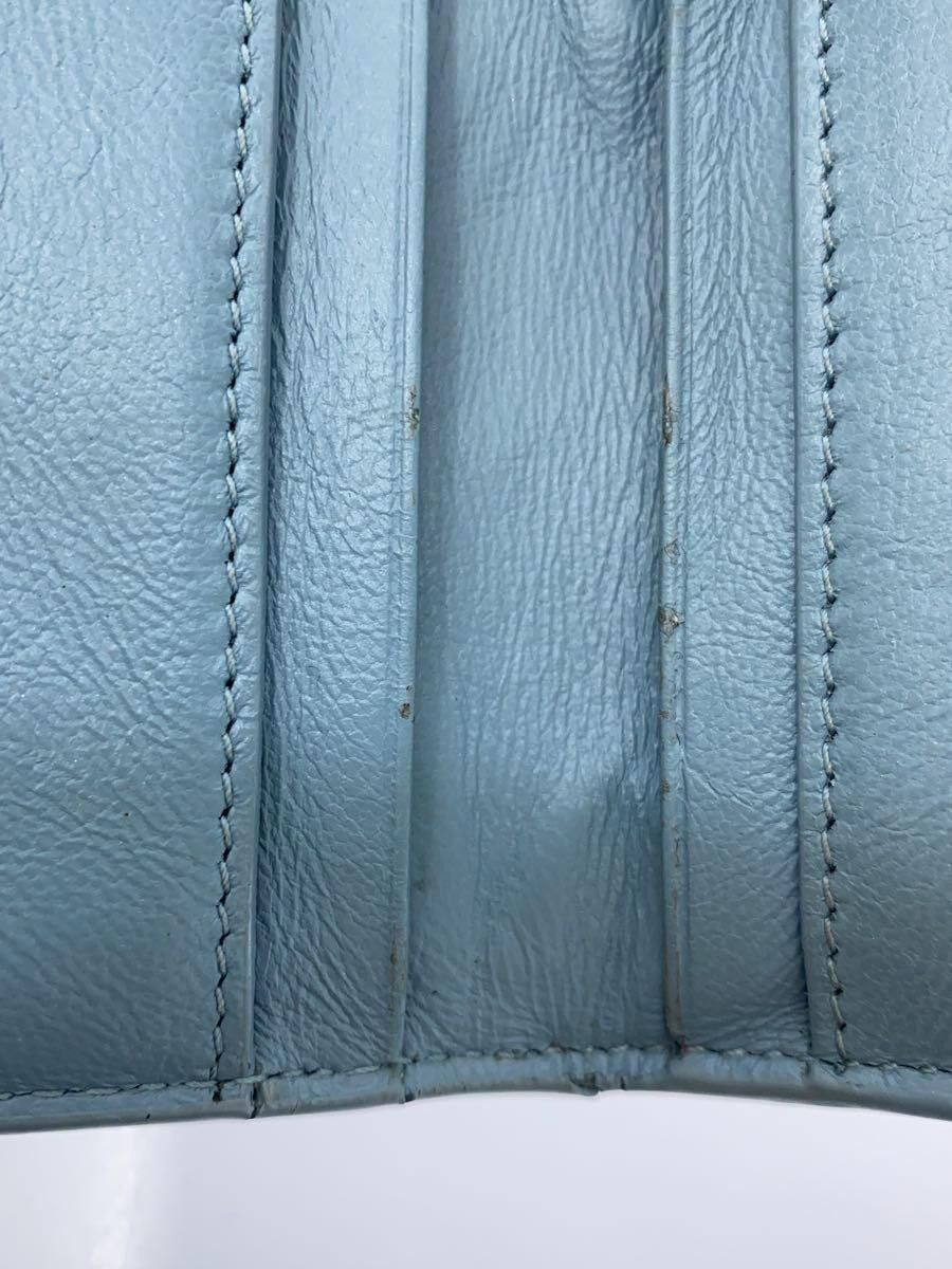 Balenciaga Balenciaga Neo Classic Leather Bi-Fold Wallet Blue Size ONE SIZE - 7 Thumbnail