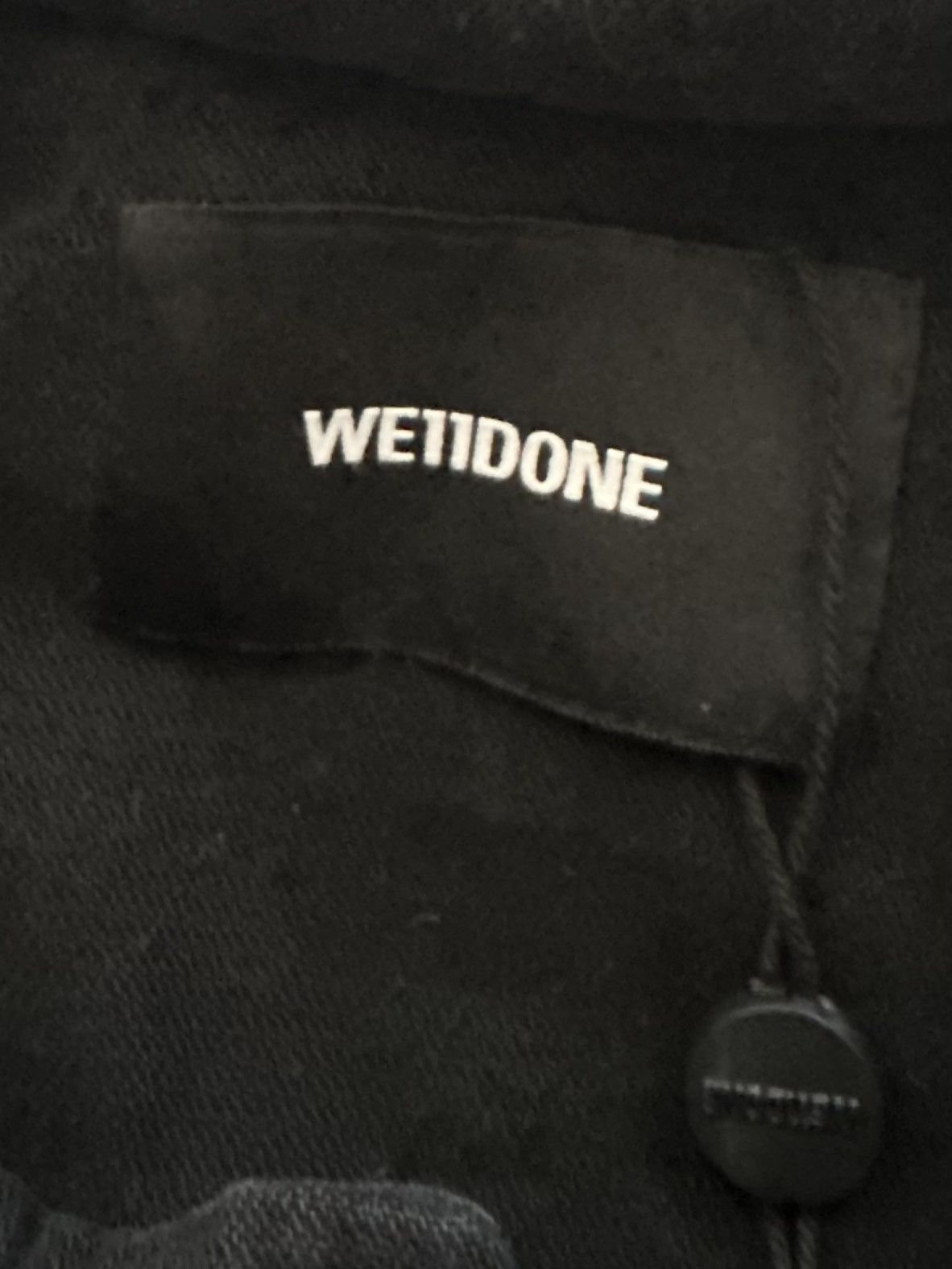 WE11DONE We11done washed black lose m65 denim jacket Size US XL / EU 56 / 4 - 6 Thumbnail