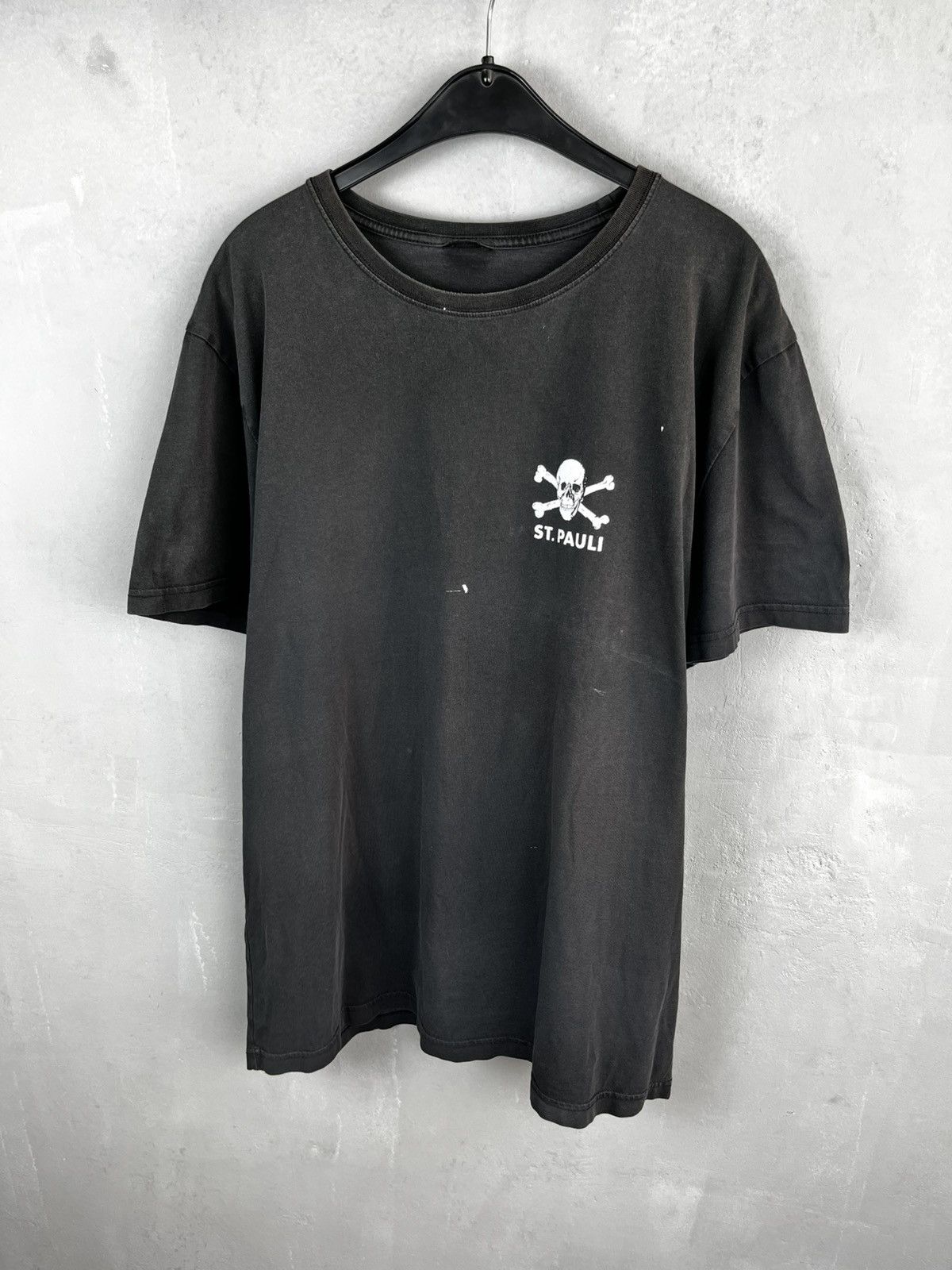 Designer × Vintage ST.Pauli t shirt skull vintage 90s Size US XL / EU 56 / 4 - 4 Thumbnail