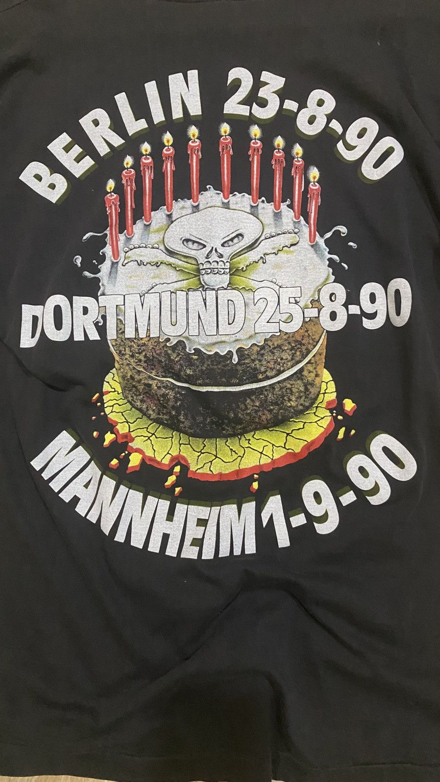 Band Tees Super Rock - German 1990 Band Tee Size US L / EU 52-54 / 3 - 5 Thumbnail
