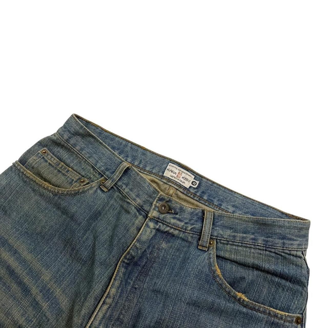Karakuri Tamashii Karakuri Tamashii Embroidered Koi Japanese Jeans - Waist 33 Size US 33 - 5 Thumbnail