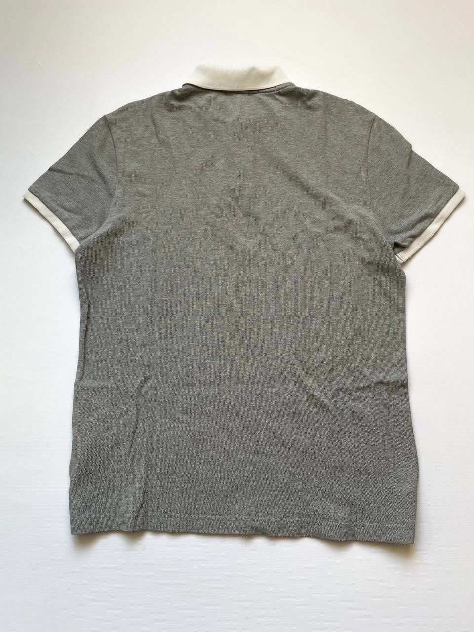 Moncler Vintage Moncler polo shirt gray XL t luxury Size US XL / EU 56 / 4 - 2 Thumbnail