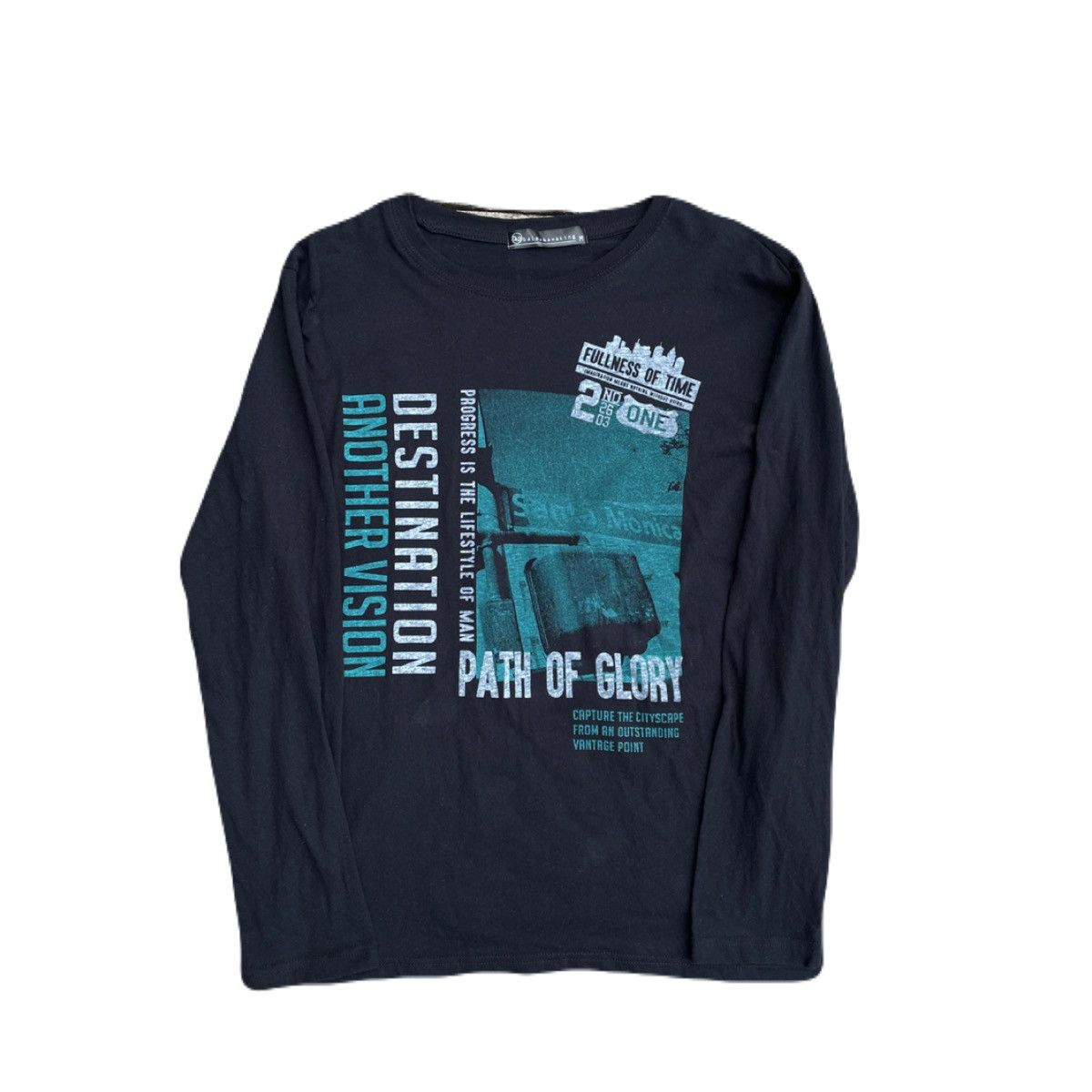 If Six Was Nine 2000s Japanese archive Poem Long Sleeve Tee Vkei Gyaruo Size US S / EU 44-46 / 1 - 2 Thumbnail