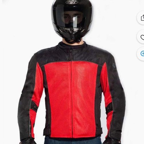 Joe Rocket Joe Rocket Mens Velocity Mesh Jacket Motorcycle Black Red Size US M / EU 48-50 / 2 - 1 Thumbnail
