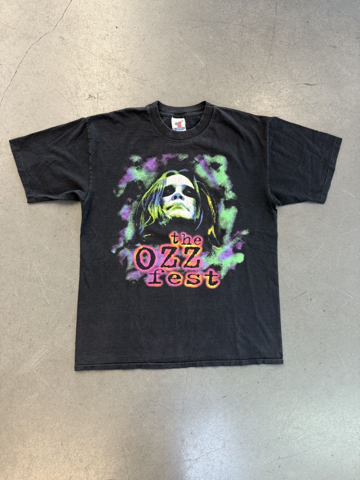 Other ‘90s Vintage Ozzfest Ozzy Osbourne Distressed Rock Tee Size US XL / EU 56 / 4 - 1 Thumbnail