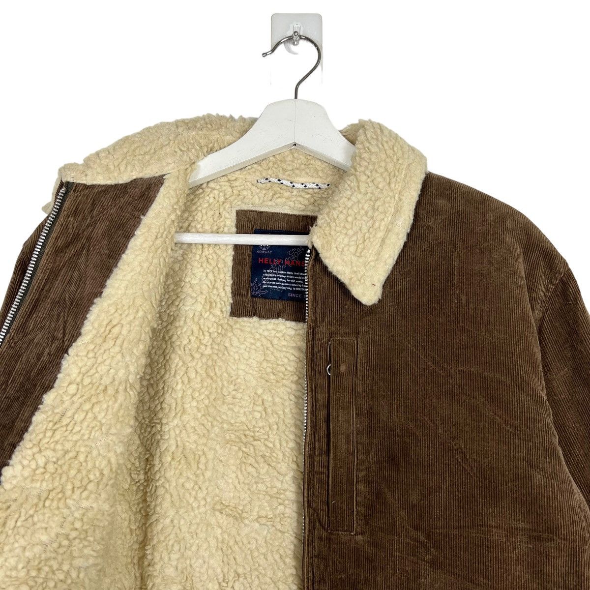 Helly Hansen 🔥 HELLY HANSEN CORDUROY SHEARLING BLOUSON JACKET Size US M / EU 48-50 / 2 - 10 Thumbnail