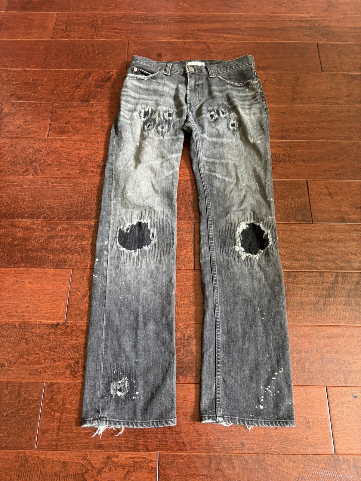 Number (N)ine AW2001 Number Nine Grunge Denim | Grailed