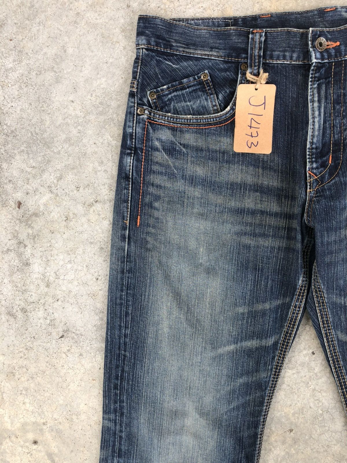If Six Was Nine Japanese Edwin Bootcut Flare Distressed Jeans Size US 34 / EU 50 - 5 Thumbnail