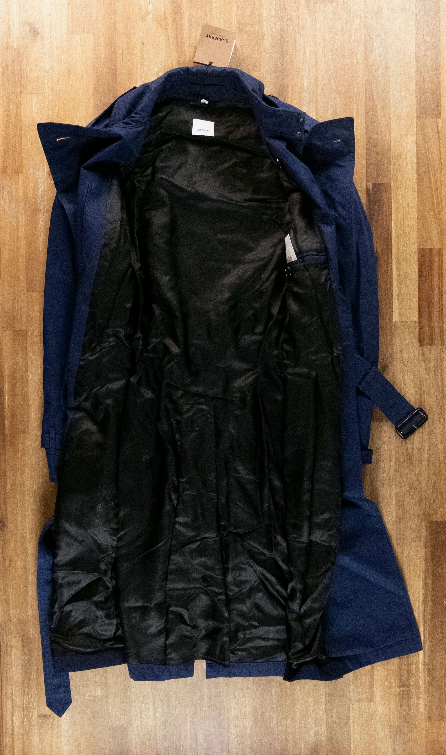 Burberry BURBERRY Britton navy blue cotton trench coat Large Size US L / EU 52-54 / 3 - 12 Thumbnail