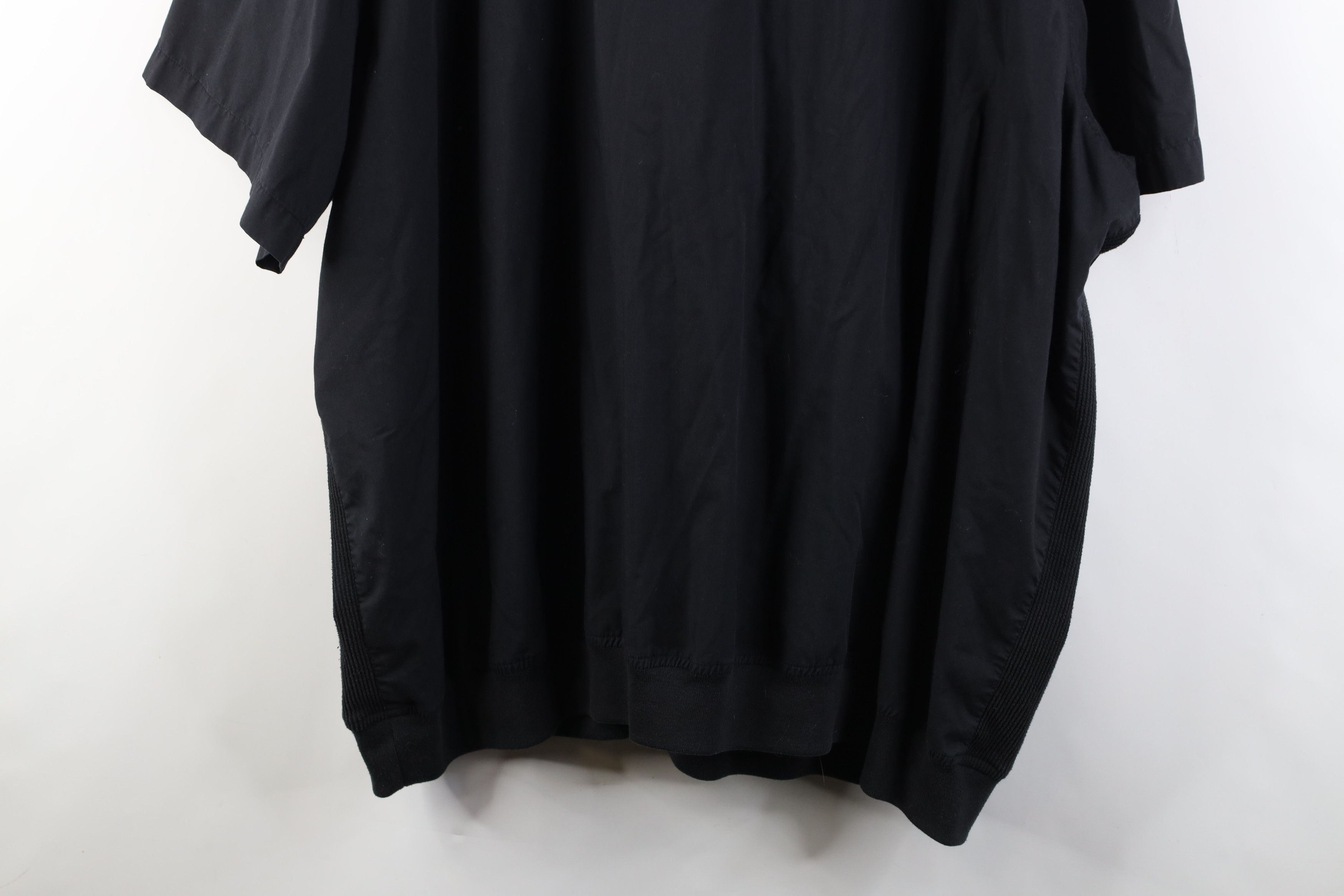 Vintage Vintage 90s Streetwear Collared Pullover Polo Shirt Black Size US XXL / EU 58 / 5 - 14 Thumbnail