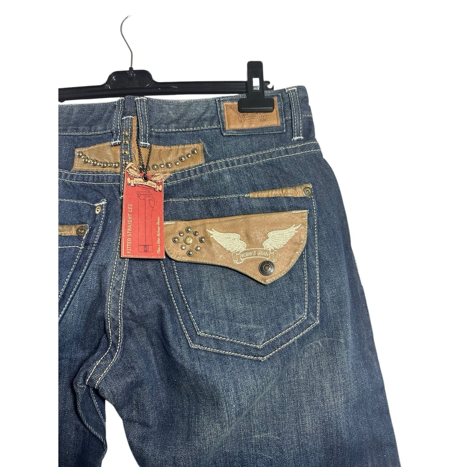 Robins Jeans Vintage Robin Jeans Rock Biker Jeans Denim Y2K Hip Hop 90’s Size US 36 / EU 52 - 5 Thumbnail