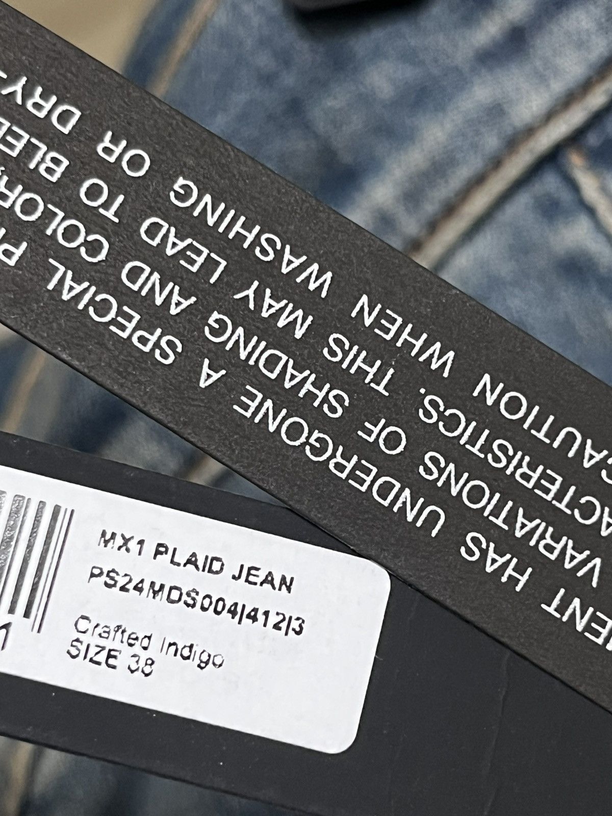 Amiri Amiri MX1 Plaid Jean Sz 38 Size US 38 / EU 54 - 5 Thumbnail