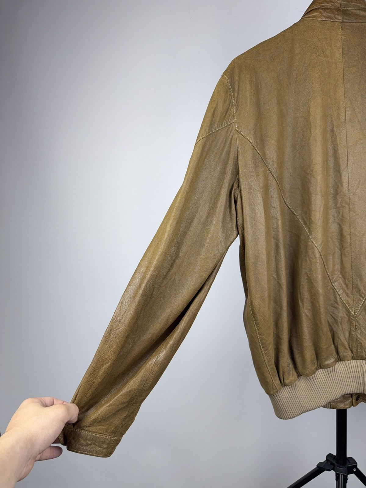 Japanese Brand Vintage 90s Retro Rock Punk Opium The King Leather jacket Size US L / EU 52-54 / 3 - 11 Thumbnail