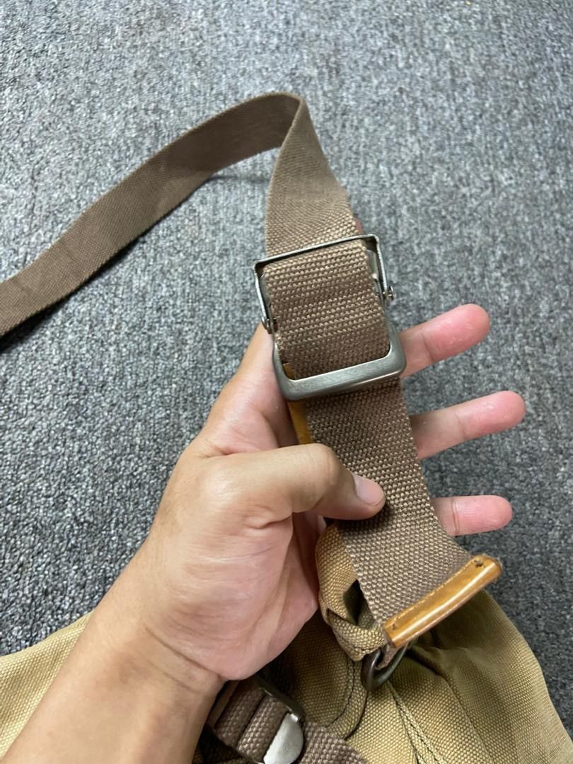 Japanese Brand DEVICE Brand Canvas Cargo Shoulder Bag (204) Size ONE SIZE - 7 Thumbnail
