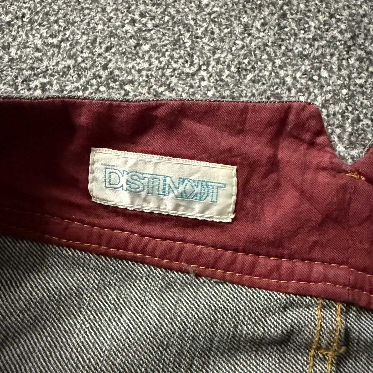If Six Was Nine 🔥🔥🇯🇵 Vintage 90s Japanese LGB Bondage Strap Lace Denim Size US 31 - 14 Thumbnail