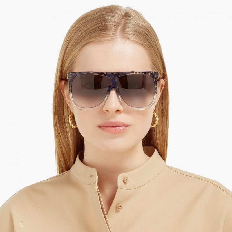 Loewe NEW Loewe LW40001F FILIPA 56B Shield Women Sunglasses Size ONE SIZE - 3 Thumbnail