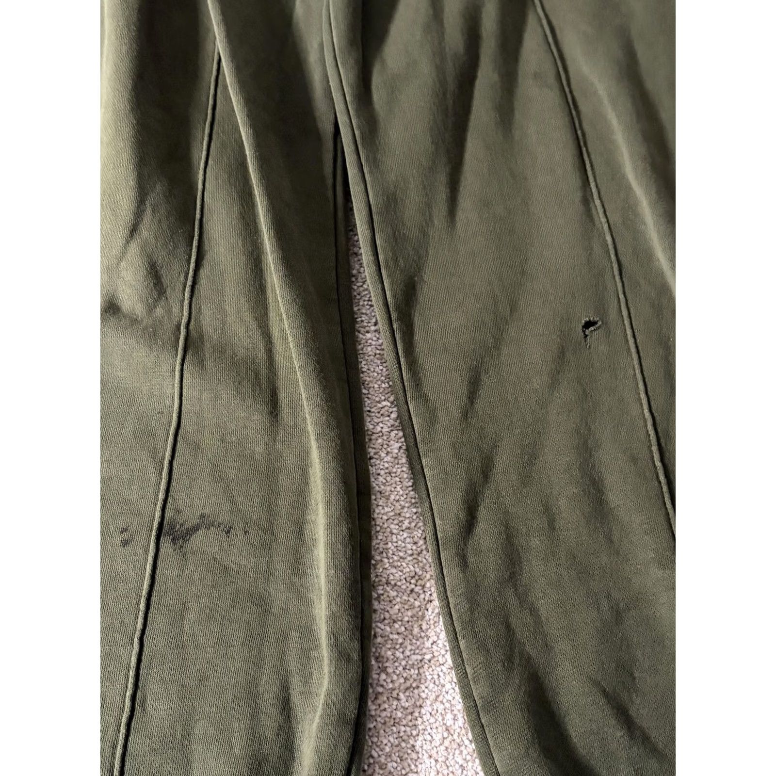 Nike Nike Sweatpants Jogger Mens Small Green Fleece Elastic Waist Swoosh BV4089-325 Size US 29 - 2 Thumbnail