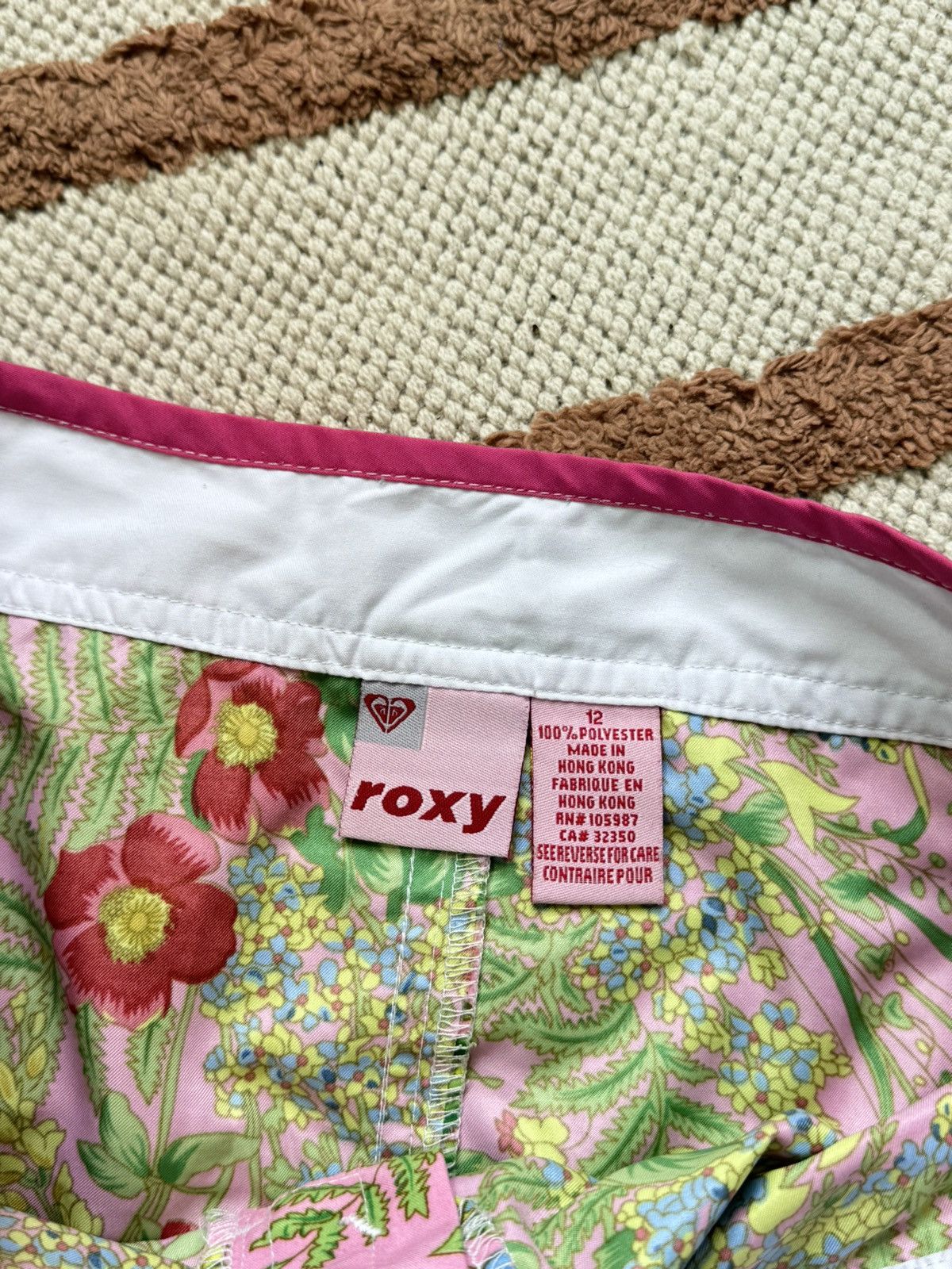 Vintage VINTAGE ROXY BEACH MINI SKIRT Size 34" / US 12 / IT 48 - 5 Thumbnail
