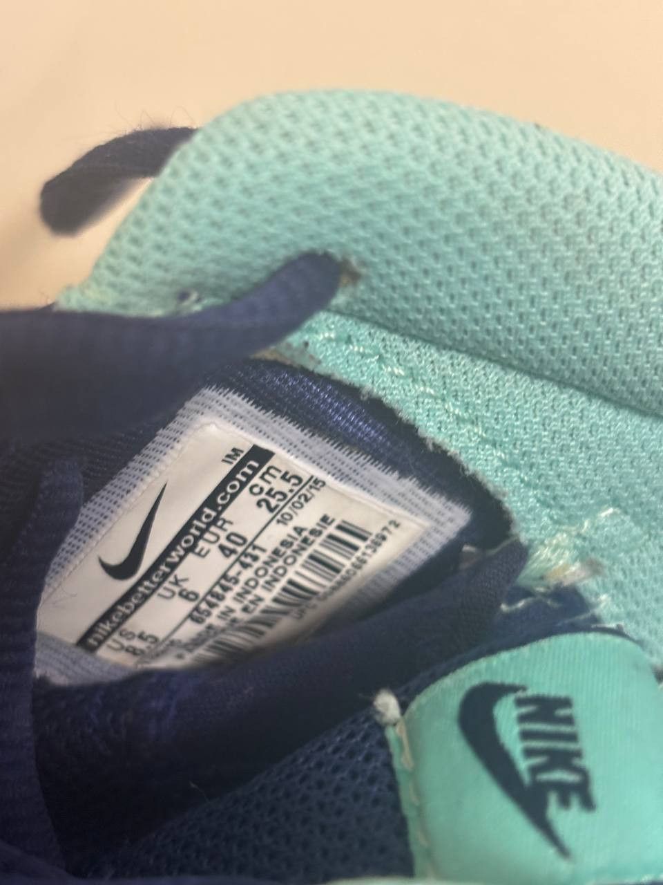 Nike Nike Kaishi Run "Navy/Teal" (2015) Size US 8.5 / IT 38.5 - 12 Thumbnail