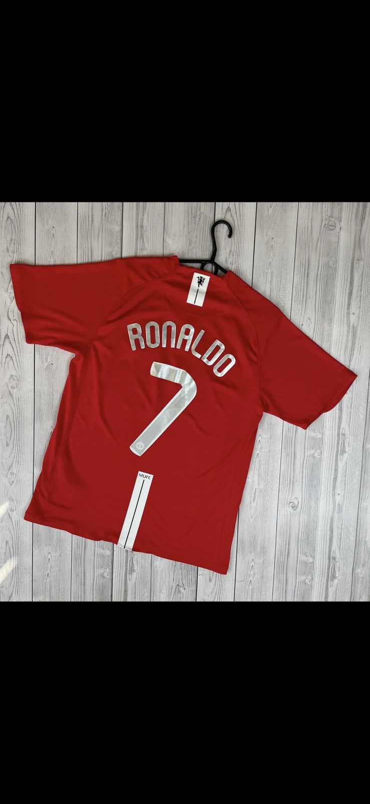 Vintage Vintage Manchester United soccer ronaldo 7 size L red devils Size US L / EU 52-54 / 3 - 2 Thumbnail