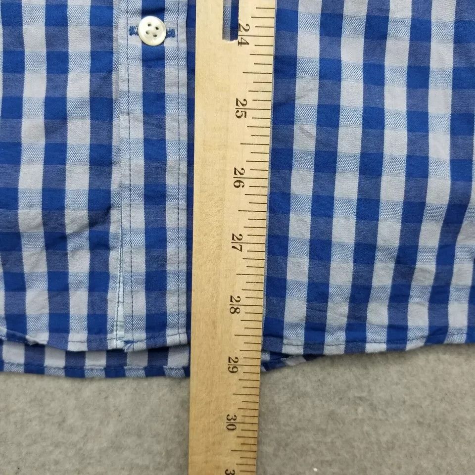 Original Penguin Penguin Shirt Mens 15 32/33 Check Casual Long Sleeve Size US L / EU 52-54 / 3 - 6 Thumbnail