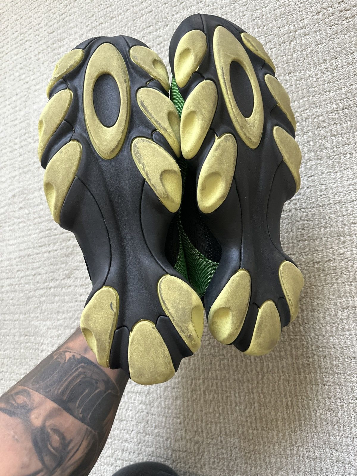 Oakley Oakley Factory Team Flesh Sandal - Green/Lemon Size US 10 / EU 43 - 4 Thumbnail