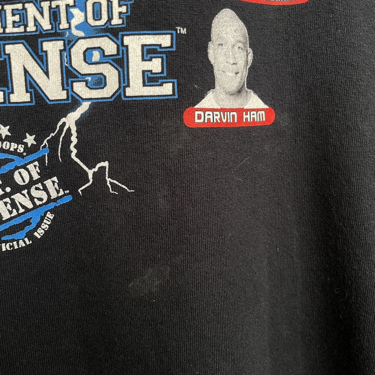 NBA × Vintage 2004 Detroit Pistons Department Of Defense Ring Rap T Shirt Size US M / EU 48-50 / 2 - 3 Thumbnail