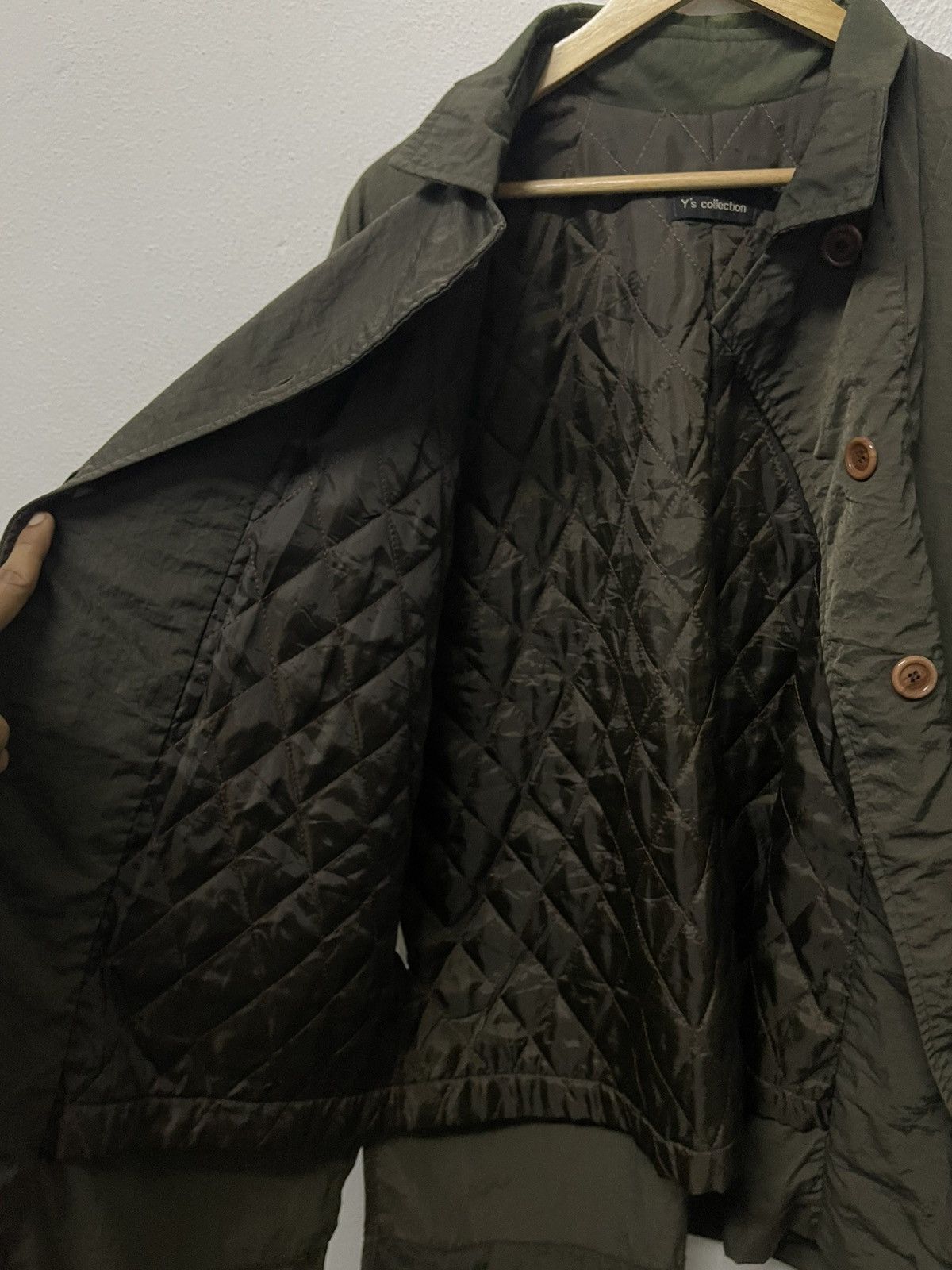 Yohji Yamamoto 1990s Y’S COLLECTION YOHJI YAMAMOTO BUTTON UP JACKET Size US L / EU 52-54 / 3 - 18 Thumbnail