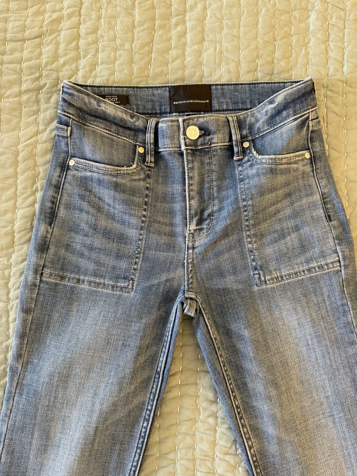 White House Black Market White House Black Market High-Rise Boot Cut Jeans 00R - NWT Size 24" / US 00 / IT 34 - 2 Thumbnail