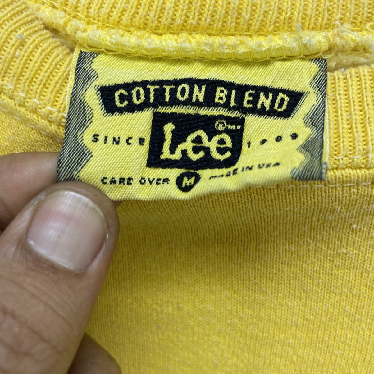 Lee 💥Vintage 80s Lee Crewneck Pullover Sweatshirt Size US M / EU 48-50 / 2 - 5 Thumbnail