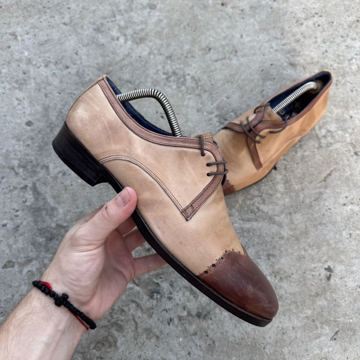Leather Vintage Man’s Leather Boots Vero Cuoio Size 40 Old Money Size US 7 / EU 40 - 3 Thumbnail