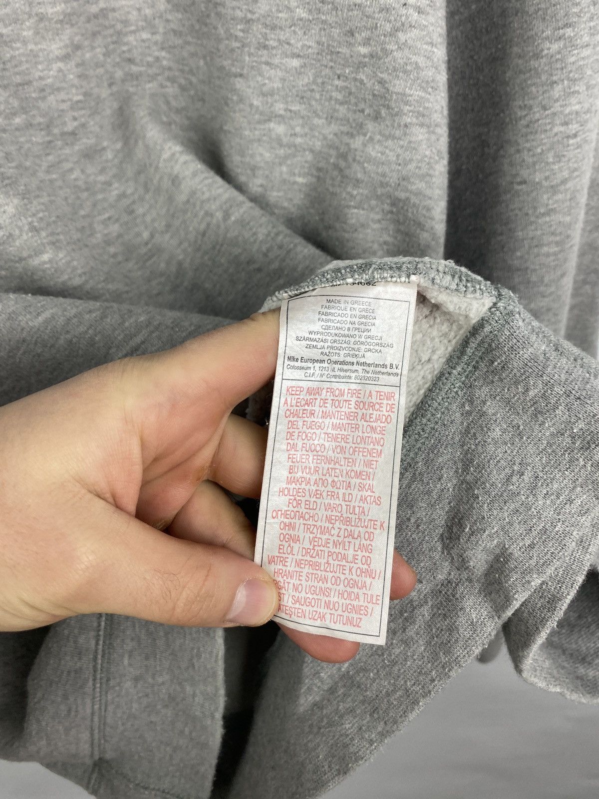 Nike 🇺🇸 Vintage 90s Nike Sweatshirt Swoosh Small Logo Rare Retro Size US M / EU 48-50 / 2 - 6 Thumbnail