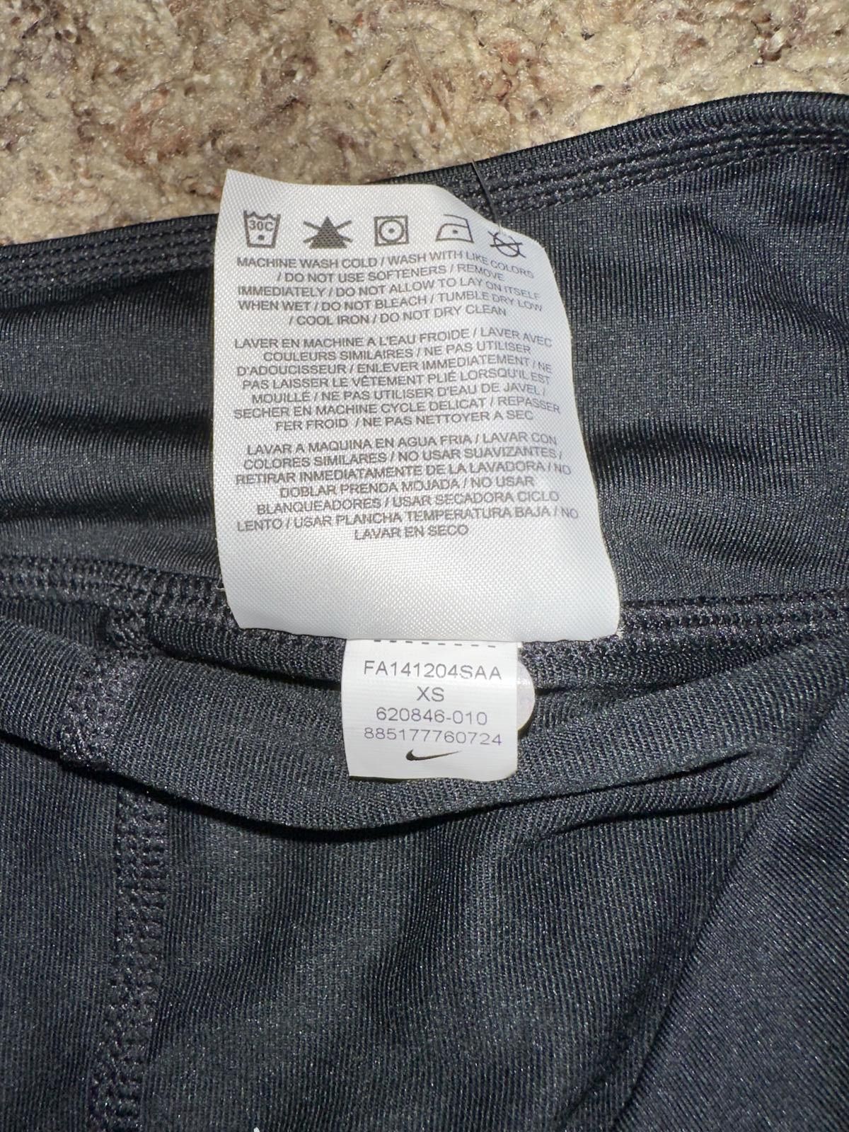 Nike Nike Court Women's Tennis Skort Black Compression SHORTS Size 32" / US 10 / IT 46 - 2 Thumbnail