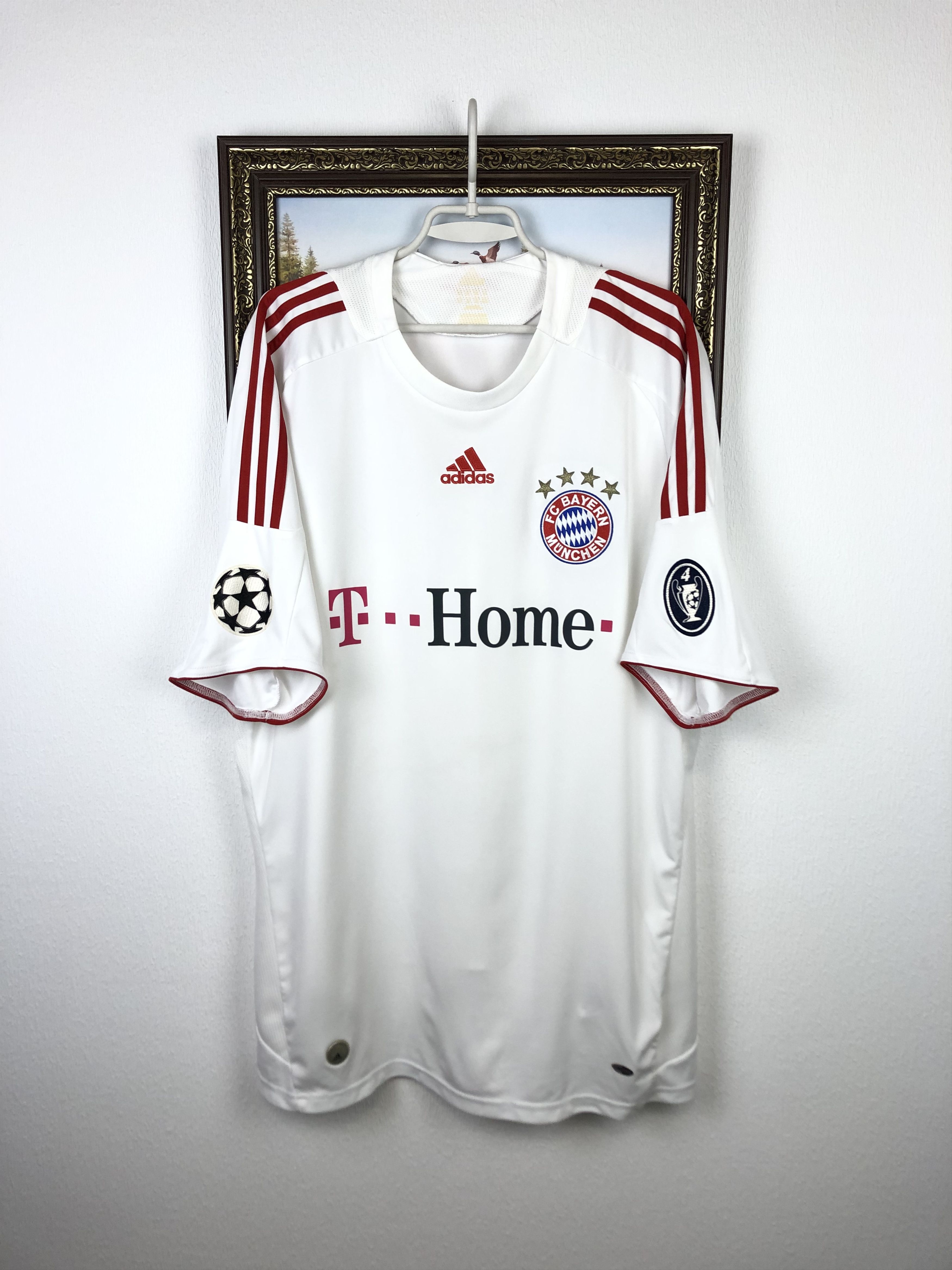 Adidas Bayern Munich football shirt 2008 Soccer Adidas Tee Hype Size US XXL / EU 58 / 5 - 1 Thumbnail