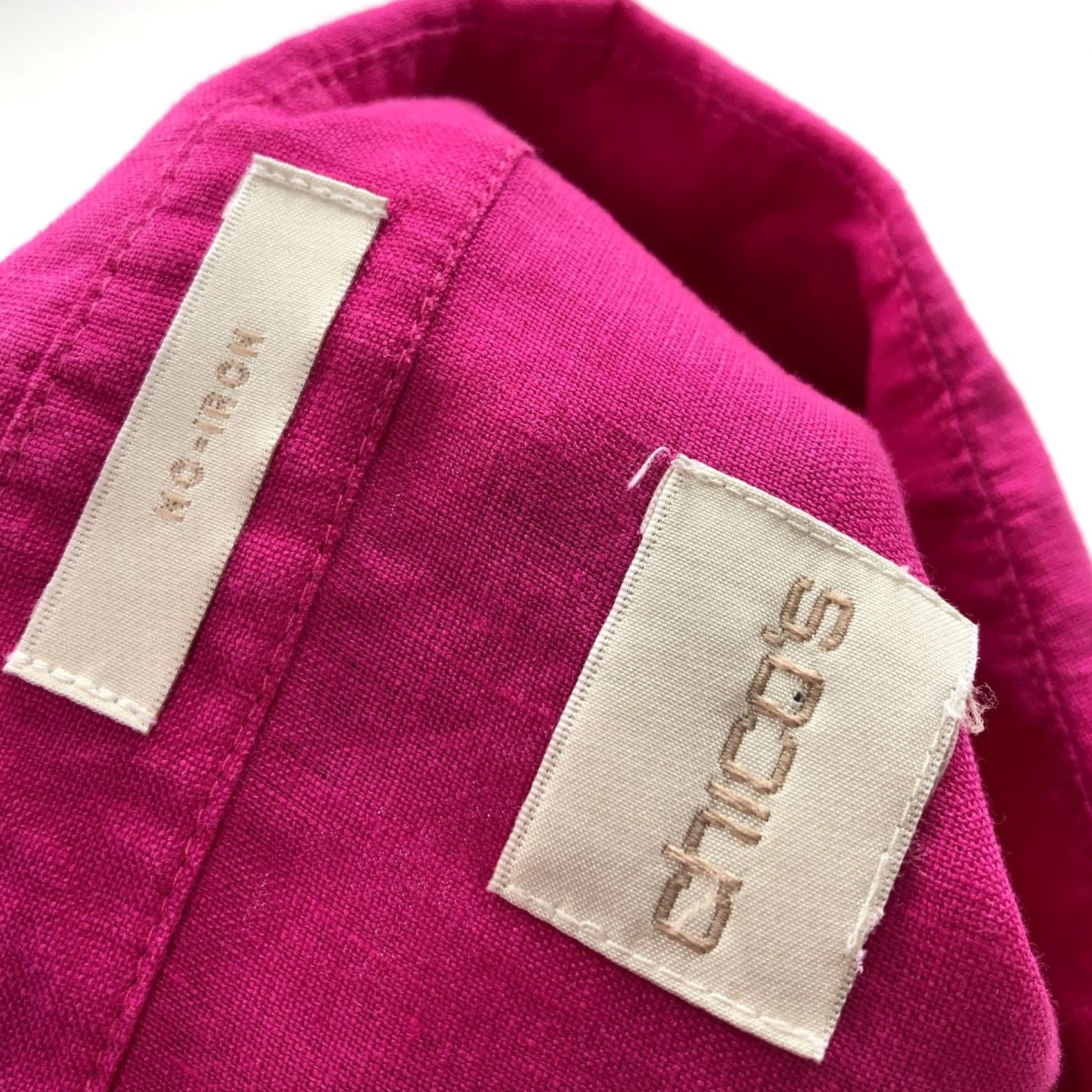 Vintage Chico's Shirt XL Pink 100% Linen Long Sleeve Button-Up Casual Womens Regular Size XL Size XL / US 12-14 / IT 48-50 - 8 Thumbnail