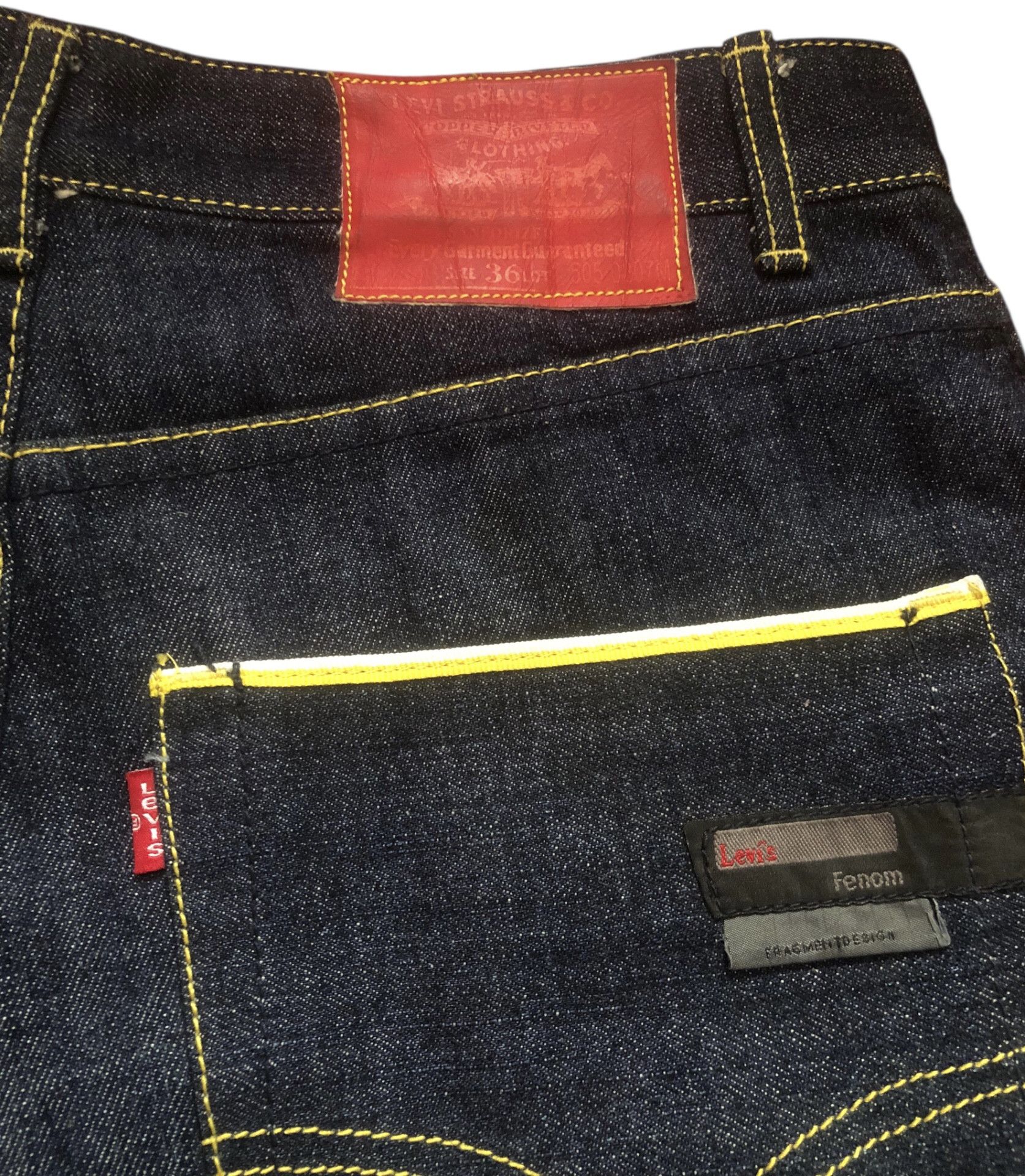 Fragment Design × Levi's 🔥LEVI'S FENOM FRAGMENT DESIGN Hiroshi Fujiwara Jeans Size US 32 / EU 48 - 9 Thumbnail