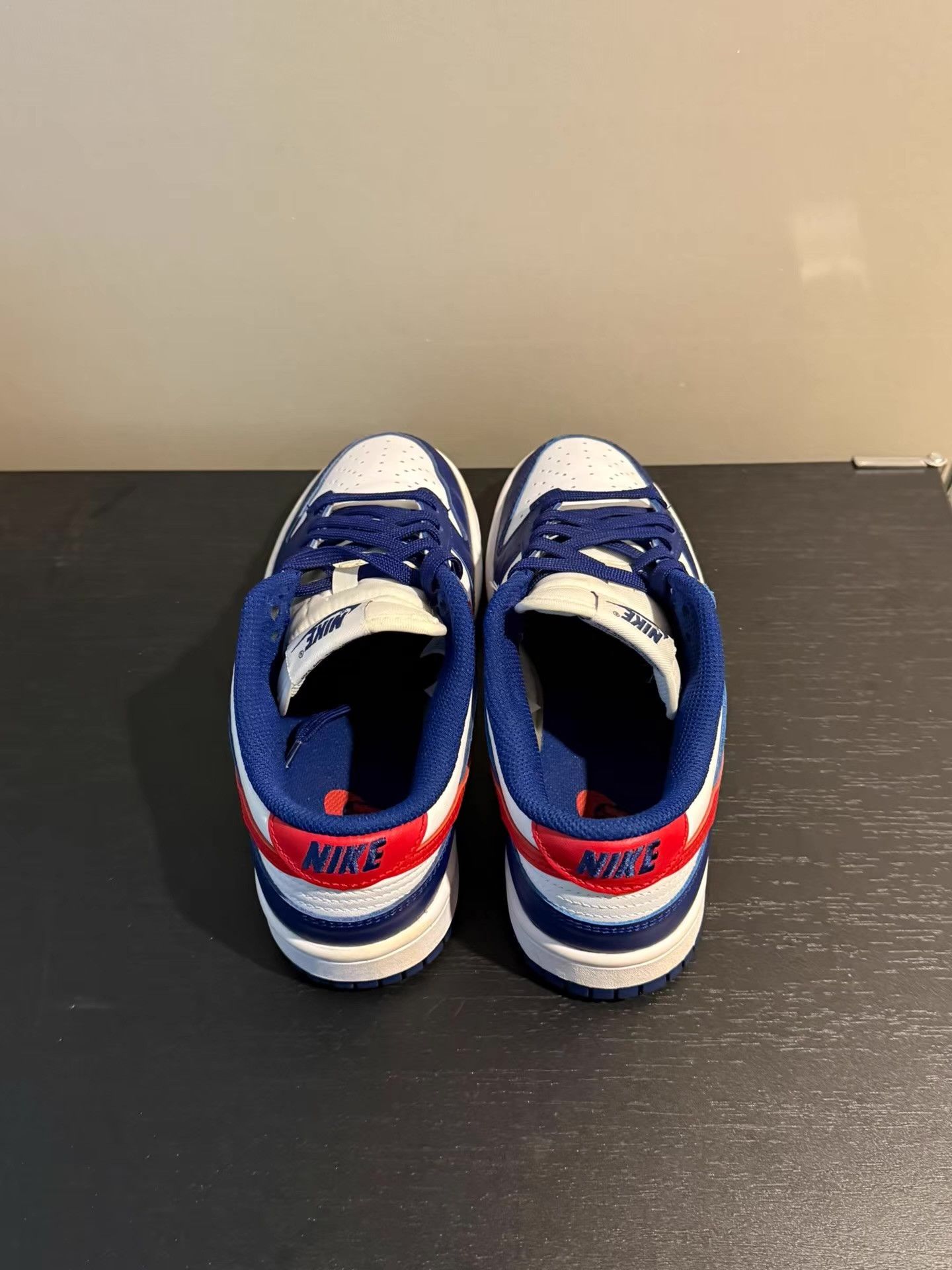 Nike Nike Dunk Low "White and University Red" Ｑ20 Size US 8 / IT 38 - 3 Thumbnail